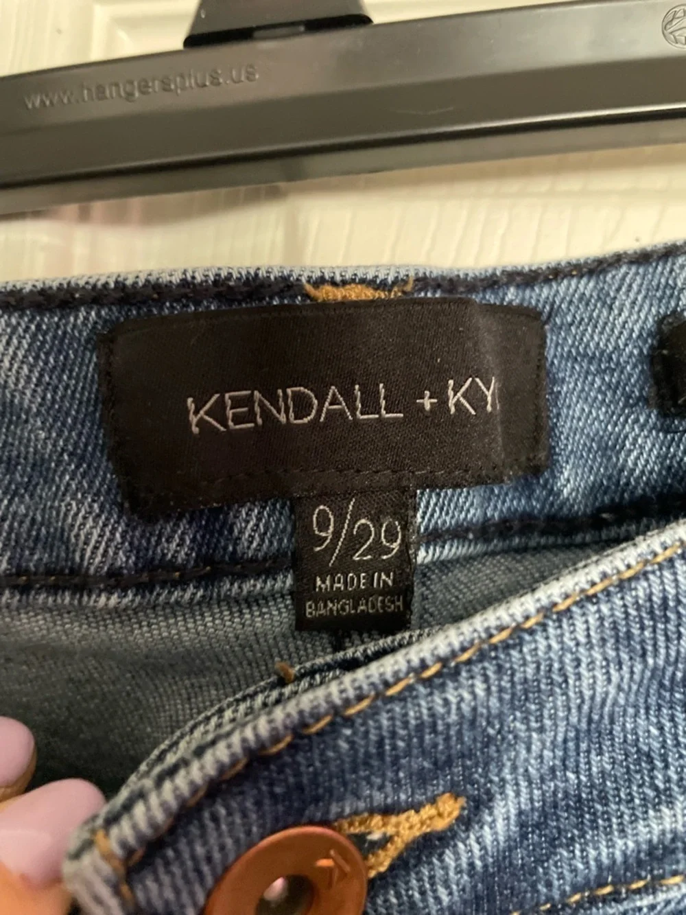 Kendall + Kylie Women’s 9/29 The Ultra Babe Skinny High-Rise Distressed Jeans